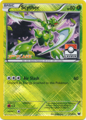 Scyther 4/108 Crosshatch Holo 3rd Place Promo - Pokemon League Challenge